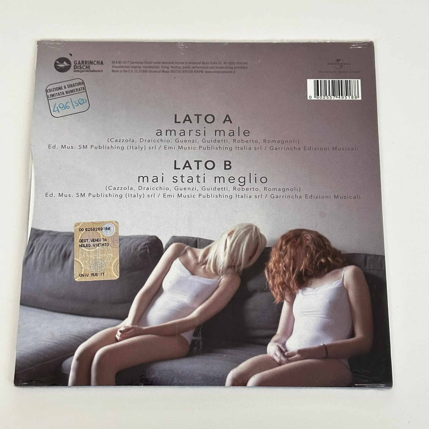 Amarsi Male | Mai Stati Meglio - 7" Record Store Day 2017 - Lo Stato Sociale